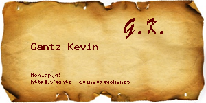 Gantz Kevin névjegykártya